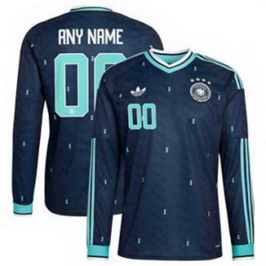 Men 00 Custom Germany National Team Jersey   5